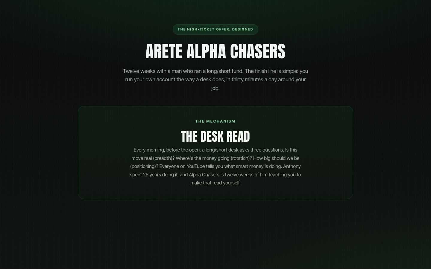 Arete Alpha Chasers preview